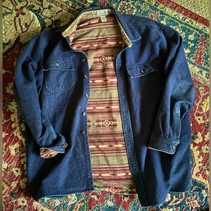 vintage ll bean shacket